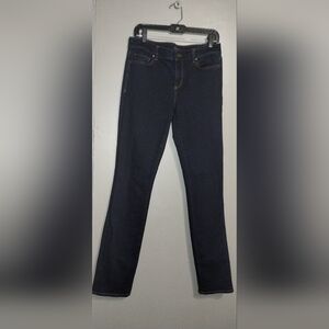 Ann Taylor Dark Blue Skinny Jeans (8)